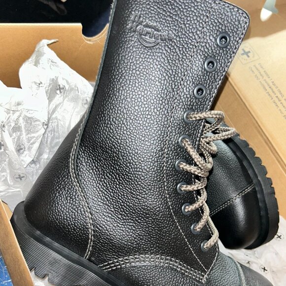 DR. MARTENS Ryan 10-Eyelet Leather Boots MEN US Size 10 New IN BOX - Picture 5 of 8